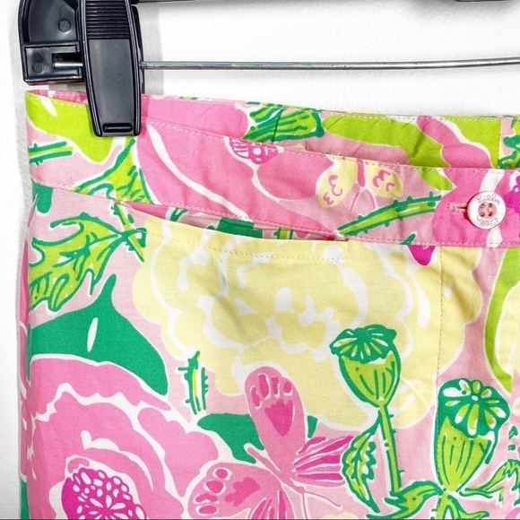 Lilly Pulitzer Vintage Floral Cropped Pants 4 - Picture 6 of 7